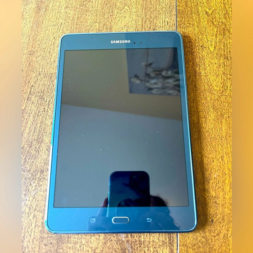 Samsung Galaxy tablet A 8.0. No charging cord.